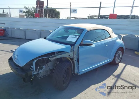 2013 Volkswagen Beetle 2.5L z USA, uszkodzony, nr VIN 3VW5P7AT9DM831631